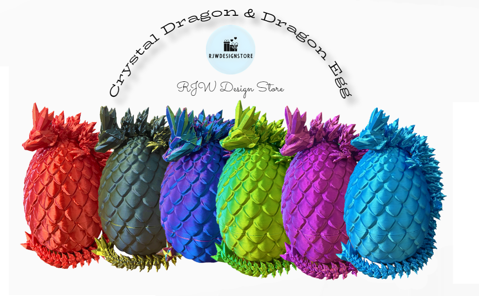 NEW!! Dragon Fidget Toy & Egg Combo! Available in 6 Different Colours