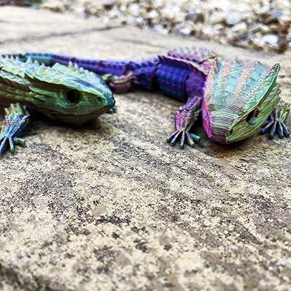 ChromaChill Lizard: Color-Changing Fidget Toy Delight 