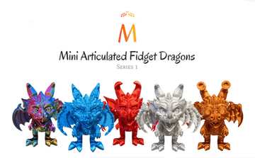 Cute Mini Dragons Series 1 – Articulated Dragon Fidget Toy