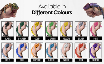 NEW! Articulated Fidget Lizard Toy - Available in 16 Different Colours