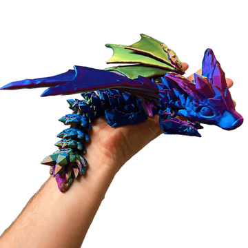 Discover the Ultimate 10.5" Colour Changing Wolf Dragon Fidget Toy - RJW Design Store