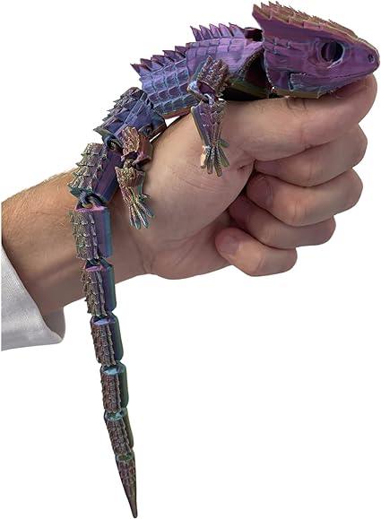 ChromaChill Lizard: Color-Changing Fidget Toy Delight 