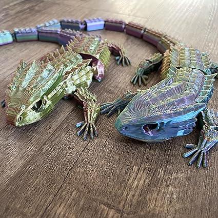 ChromaChill Lizard: Color-Changing Fidget Toy Delight 