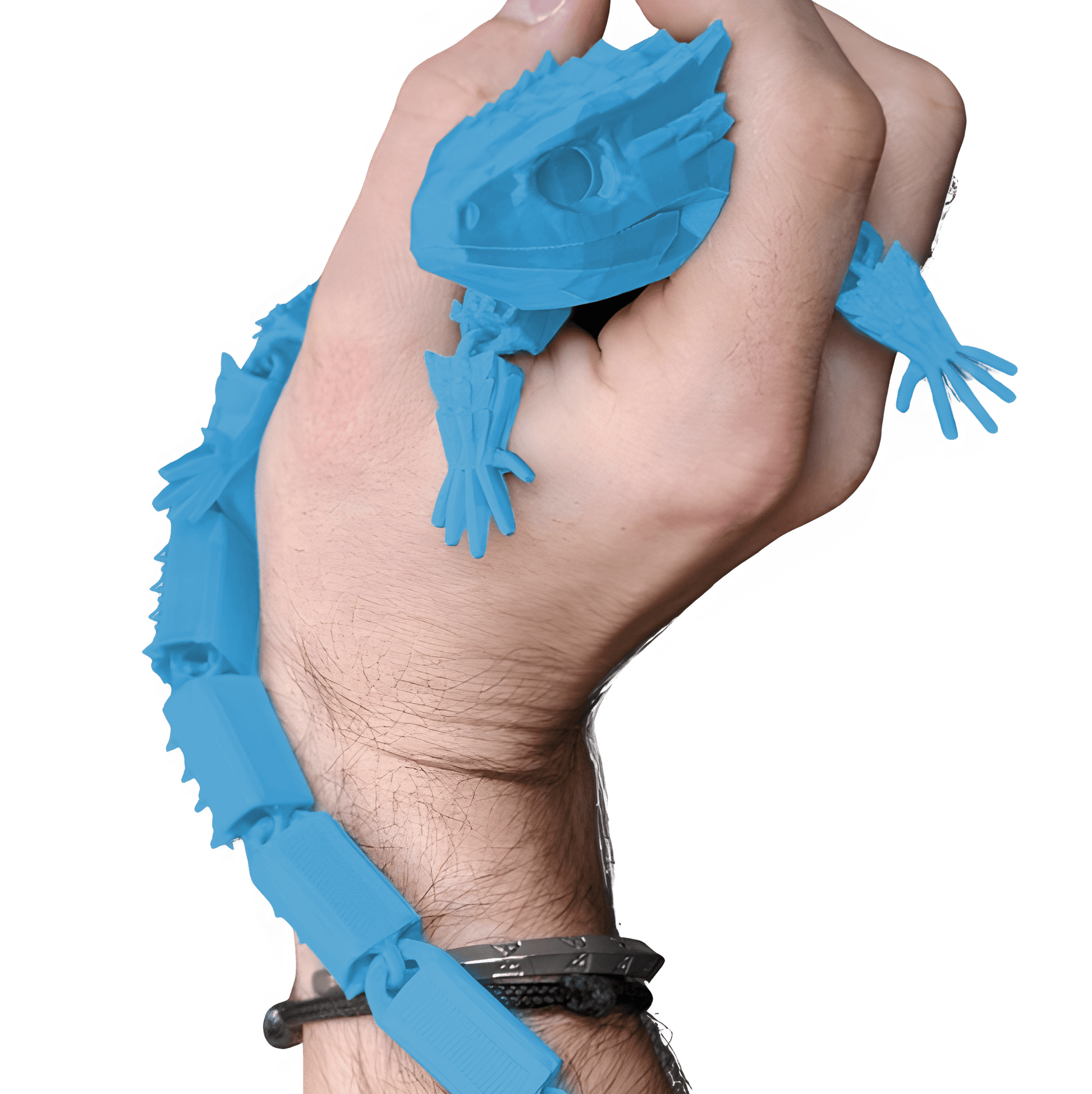 Reptilian Relaxation: 12" Large Lizard Fidget Toy for ADHD Stress Relief - RJW Design Store