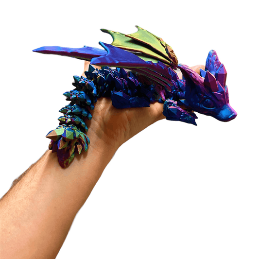 Ultimate Epic 10.5" Wolf Chroma Dragon Colour Changing Fidget Toy - RJW Design Store