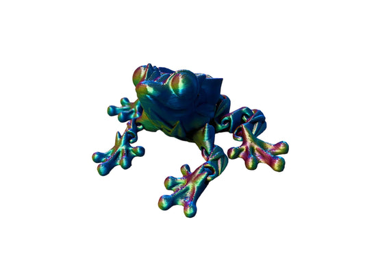 ChromaChill Rose Frog: Colour-Changing Amphibian Fidget Toy Delight - RJW Design Store