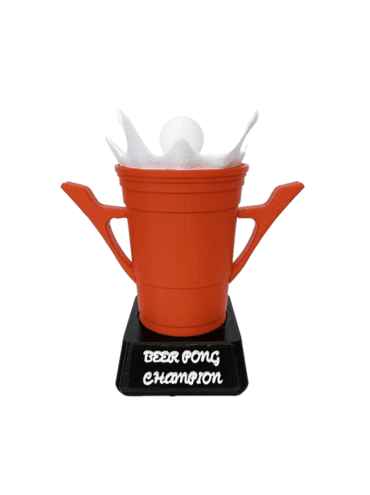 Personalized Beer Pong Trophy